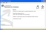 Recovery for OneNote