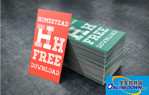 Homestead系列六款英文字体