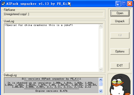 ASPack UnPacker脱壳工具