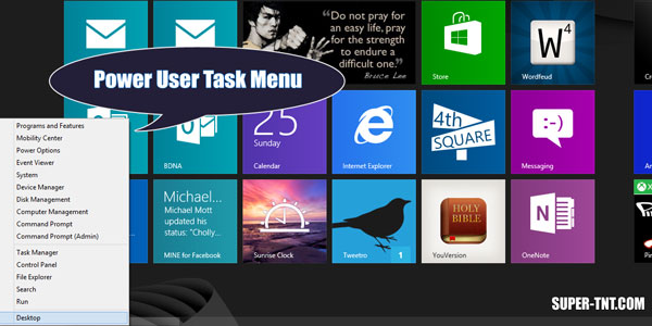 Taskmenu