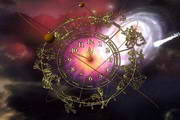 3D Space Clock ScreenSaver