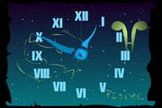 Pisces Zodiac Clock ScreenSaver