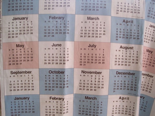 Cotton Calendar