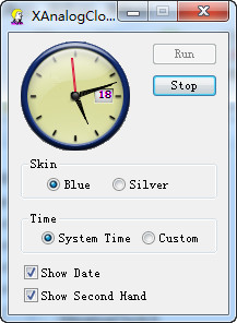 XAnalogClock(模拟时钟)
