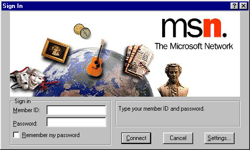 MSN Dial-up Internet Access Software