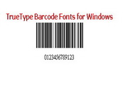 TrueType Barcode Fonts for Windows