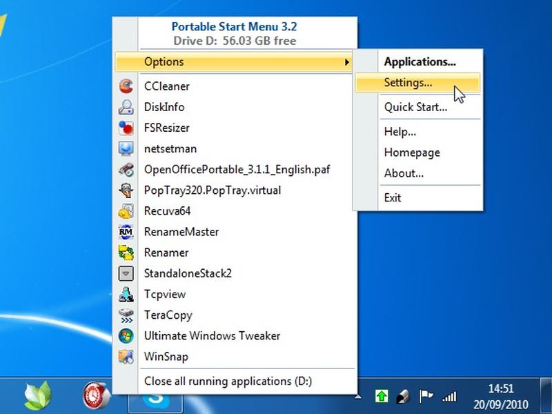 Portable Start Menu