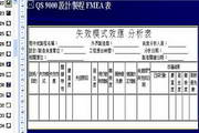 品冠FMEA-不良模式与效应分析系统