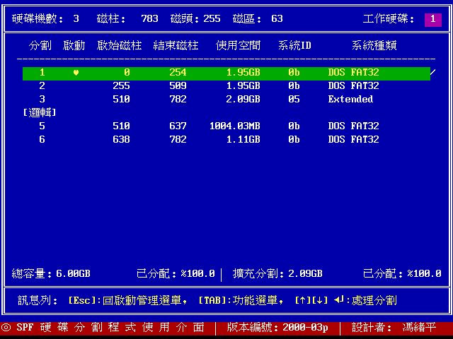 SPecialFDisk