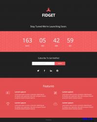 Fidget网站上线倒计时模板