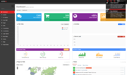 Metronic Bootstrap后台模板