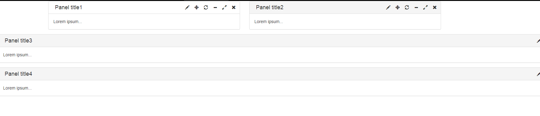 Bootstrap Panel面板功能增强插件