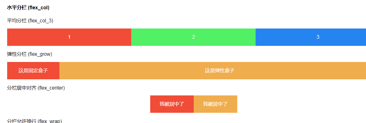 (小程序)弹性布局盒子