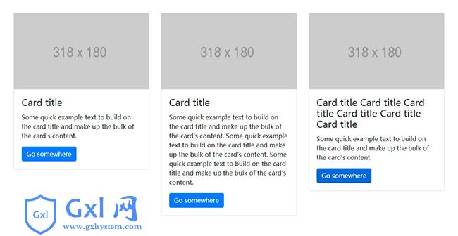 bootstrap卡片图文列表布局代码