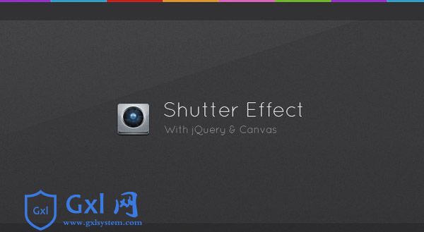 基于jQuery相机快门特效