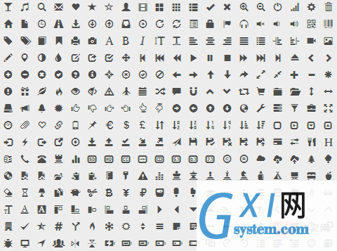 Glyphicons提供的图标