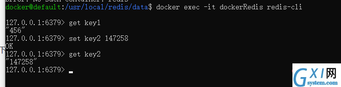 docker redis-cli 客户端