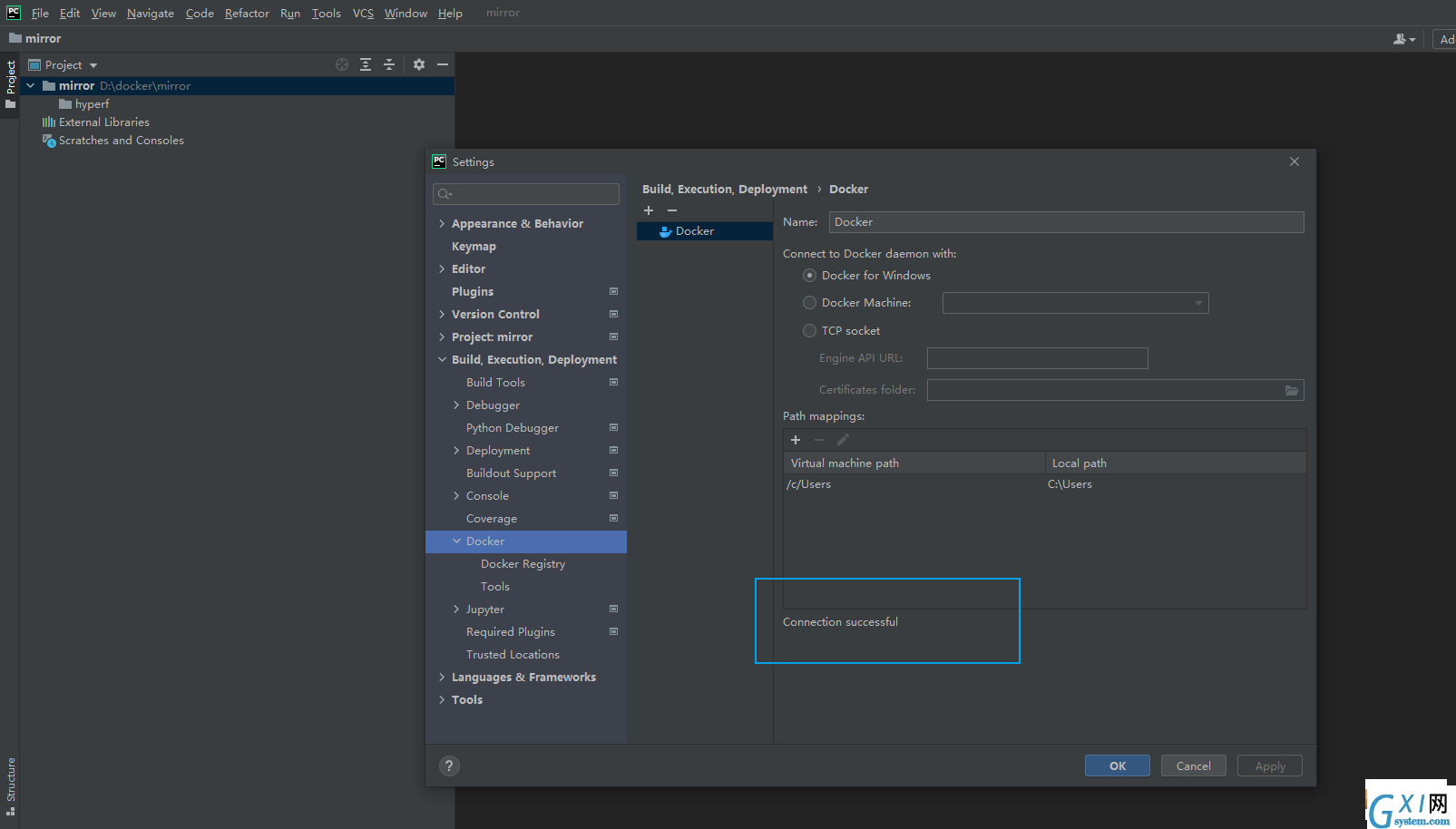 win10 配合 phpstorm 使用 docker 开发