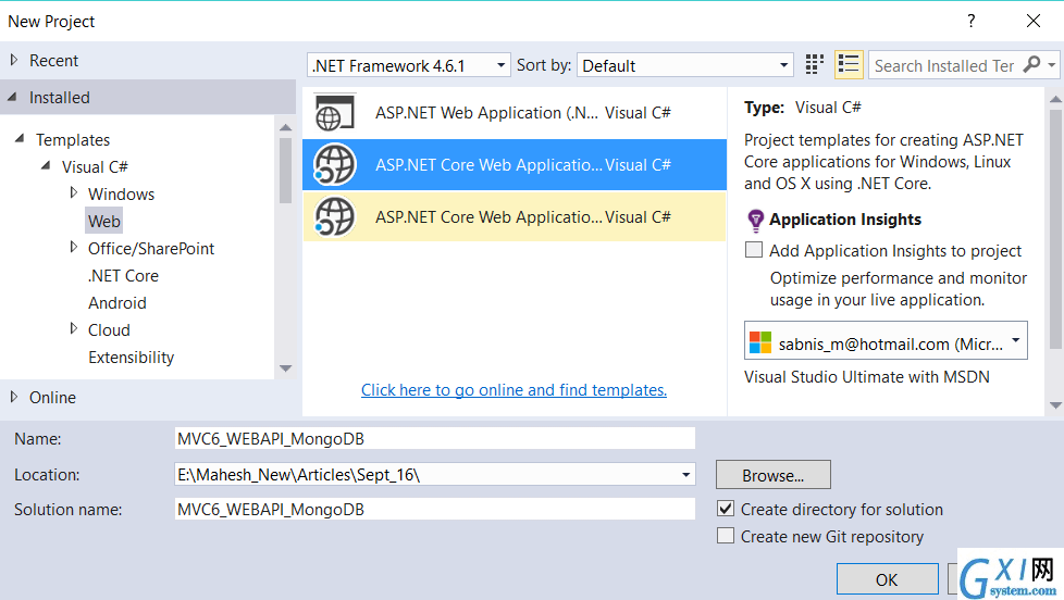 new-aspnet-app