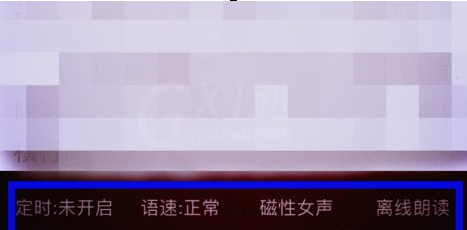 使用掌阅APP换声音类型的具体操作流程截图