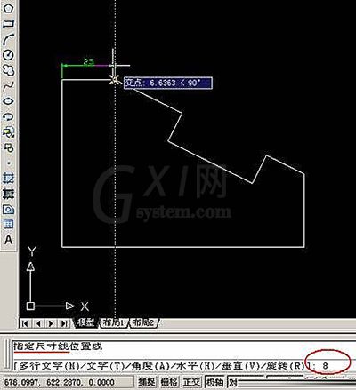 AutoCAD设置尺寸标注的操作流程截图