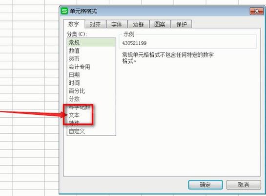 在excel表格里显示身份证18位数字的详细操作截图