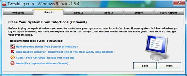 windows repair的详细使用操作讲解截图