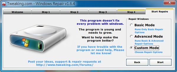 windows repair的详细使用操作讲解截图