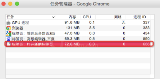 chrome浏览器关闭后台网页的操作过程截图