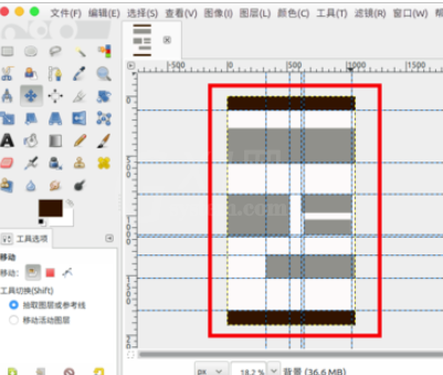 GIMP制造网页切片的操作流程截图