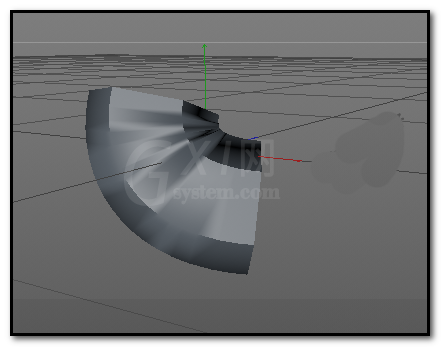 C4D创建扭曲管模型的操作过程截图