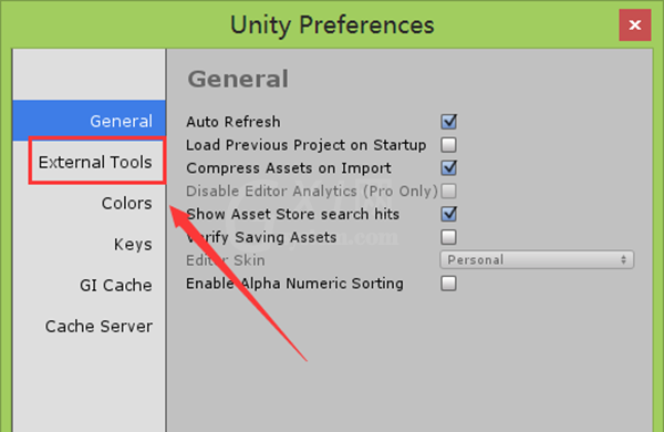 unity3D设置编程环境的图文操作截图