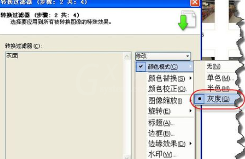 Snagit批量将图片转成黑白图片的操作过程截图