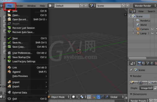 blender导入模型的操作过程截图