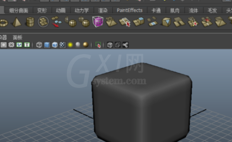 maya制作简单实体的操作流程截图