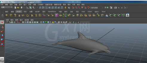 maya制作运动海豚的图文操作截图