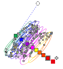 CDR制作彩色涂鸦字效果的详细操作截图