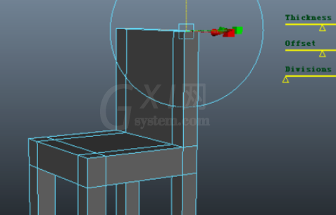 maya制作椅子的图文操作截图
