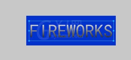 Fireworks制作黑白立体字的操作流程截图