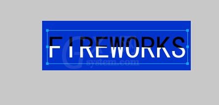 Fireworks制作黑白立体字的操作流程截图