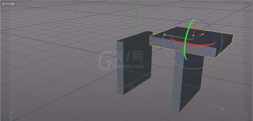 c4d建模立体小石凳模型的图文操作截图