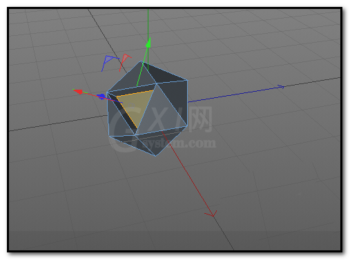 C4D制作镂空效果宝石模型的图文操作截图