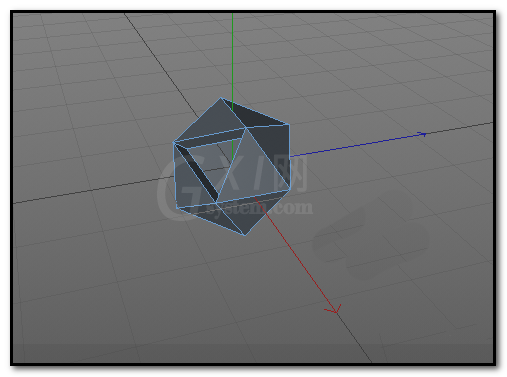 C4D制作镂空效果宝石模型的图文操作截图