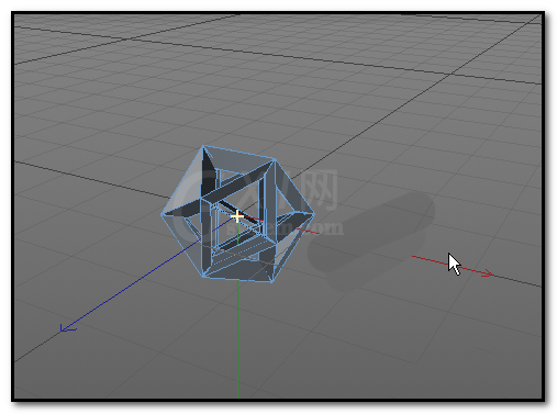 C4D制作镂空效果宝石模型的图文操作截图