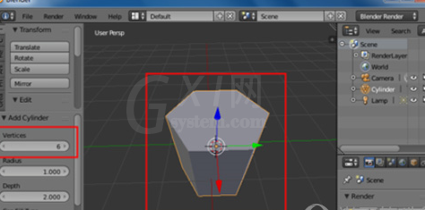 blender制作蜂巢网格的操作过程截图