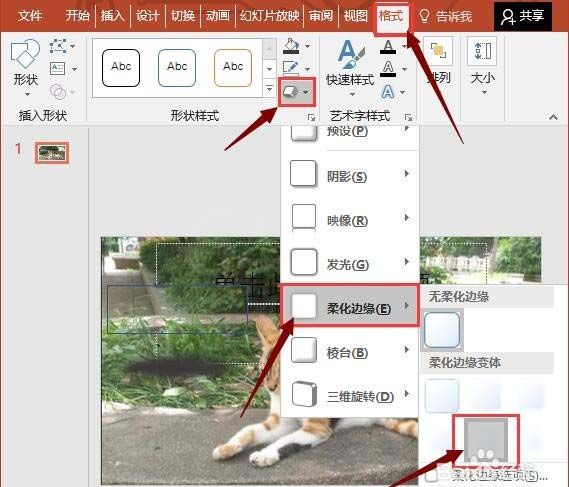 ppt制作天窗效果的详细操作截图