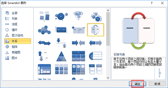 word2010制作反转列表图的图文操作截图