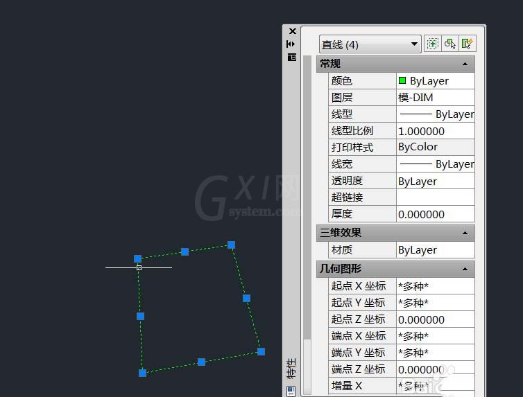 cad对象特性不显示的解决操作介绍截图