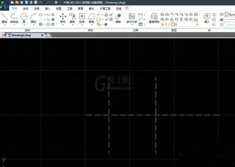 CAD打造机械零件平面图的图文操作截图