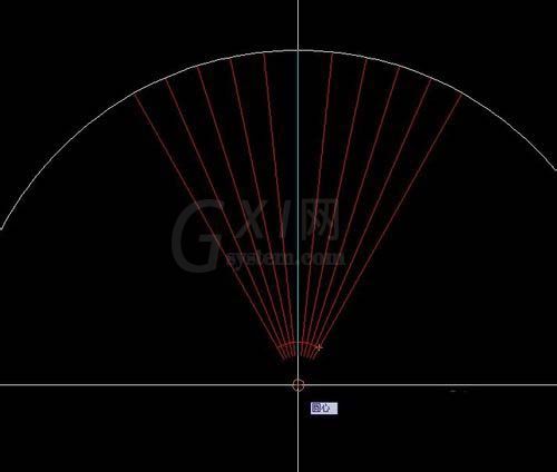 CAD制作弧形建筑户型图的详细操作截图